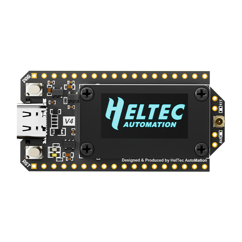 Heltec WiFi LoRa 32 V4 board with OLED display